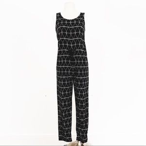 Madewell Batik Print Diamond Dot Jumpsuit XS